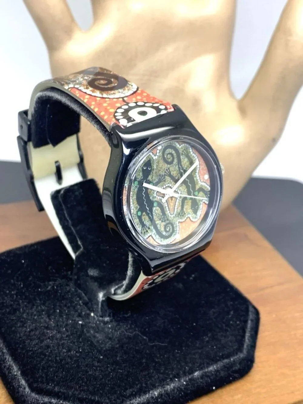Australian Outback Unisex Watch Artist Series Quartz Vintage Rubber Strap 34mm